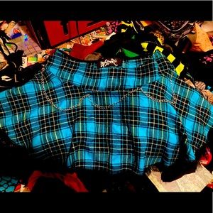 Lip Service Blue Tartan plaid skirt